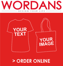 Wordans custom t-shirt printing and selling